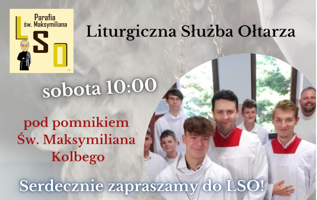 Zaproszenie do Liturgicznej Służby Ołtarza