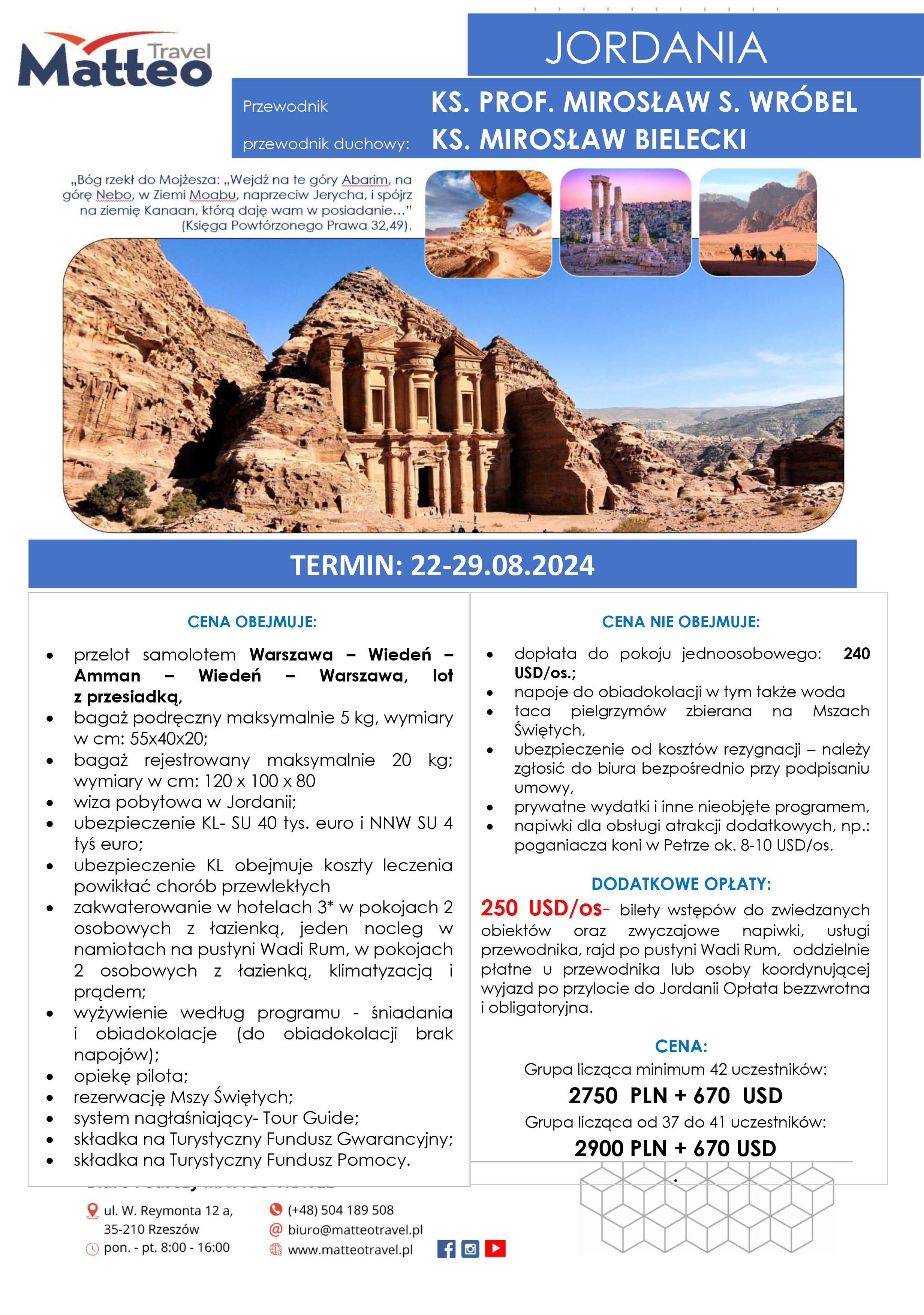 Pielgrzymka do Jordanii