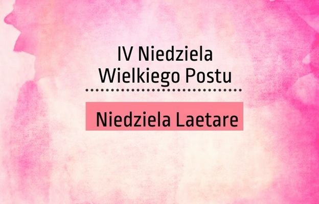 INTENCJE MSZALNE- IV NIEDZIELA WIELKIEGO POSTU