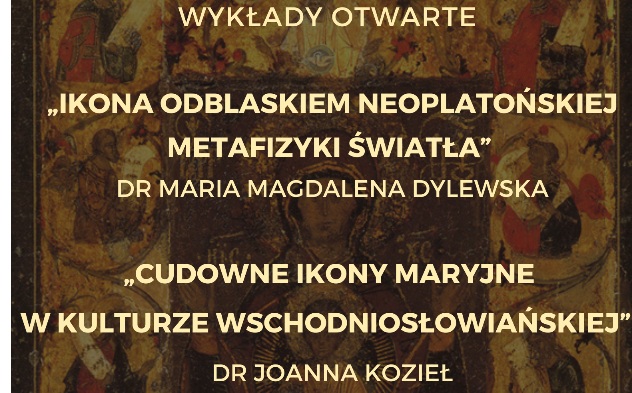 WYKŁADY OTWARTE O IKONACH 26 KWIETNIA 2025